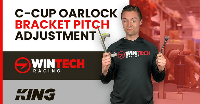 C-Cup Oarlock Bracket Pitch Adjustment